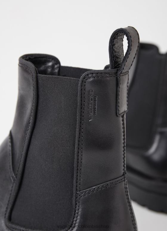 botas johnny 2.0 calzado hombres Vagabond cuero negro 0Z0FT302