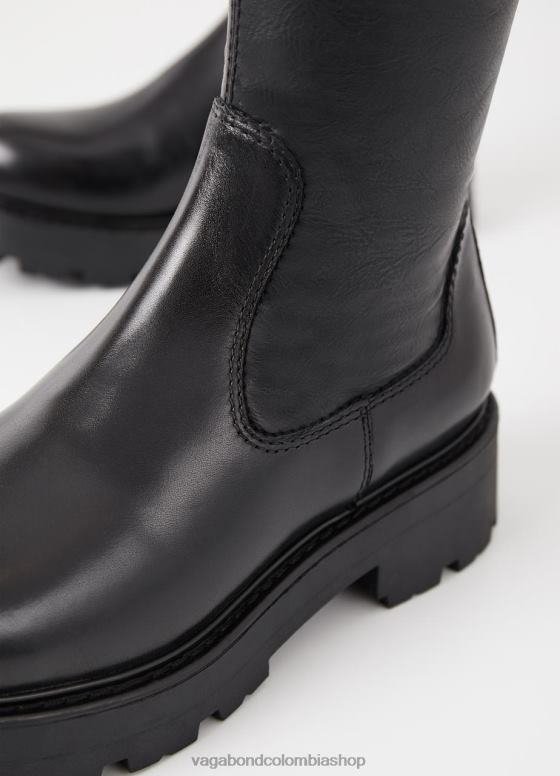botas altas cosmo 2.0 calzado mujer Vagabond cuero negro/peine 0Z0FT217