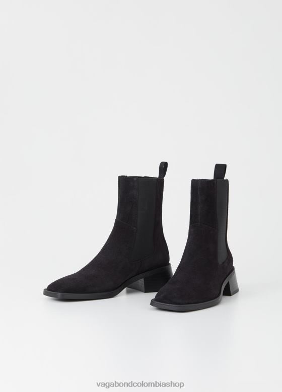 botas blancas calzado mujer Vagabond ante negro 0Z0FT213