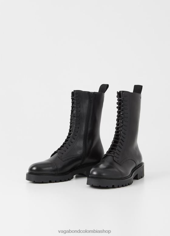 botas kenova calzado mujer Vagabond cuero negro 0Z0FT232