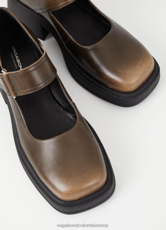 bombas de dorah calzado mujer Vagabond cepillado de cuero marrón 0Z0FT100 bombas de dorah calzado mujer Vagabond cepillado de cuero marrón 0Z0FT100