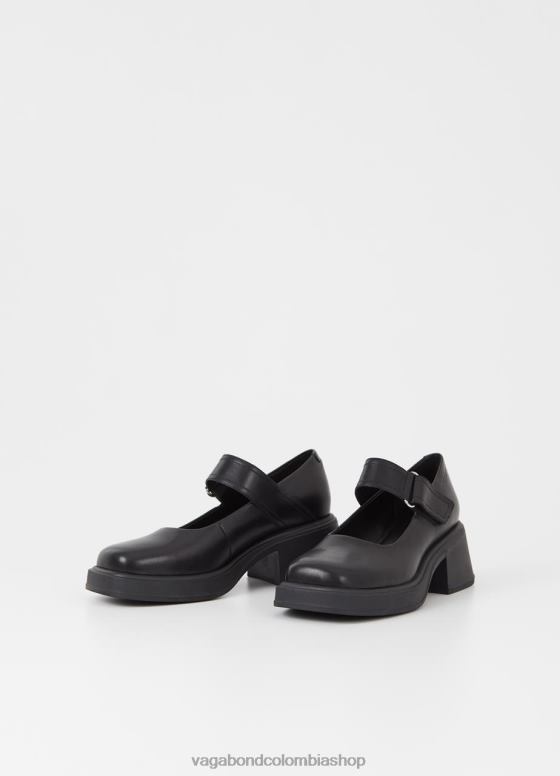 bombas de dorah calzado mujer Vagabond cuero negro 0Z0FT93