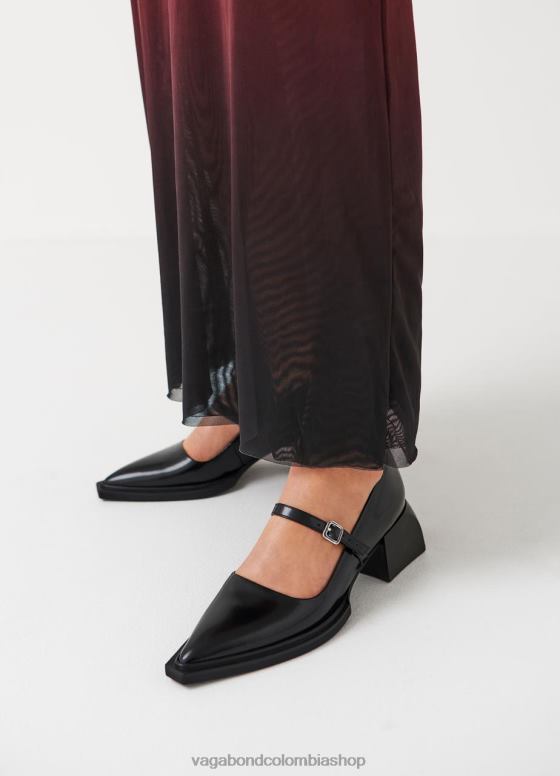 bombas vivian calzado mujer Vagabond cuero pulido negro 0Z0FT98 bombas vivian calzado mujer Vagabond cuero pulido negro 0Z0FT98