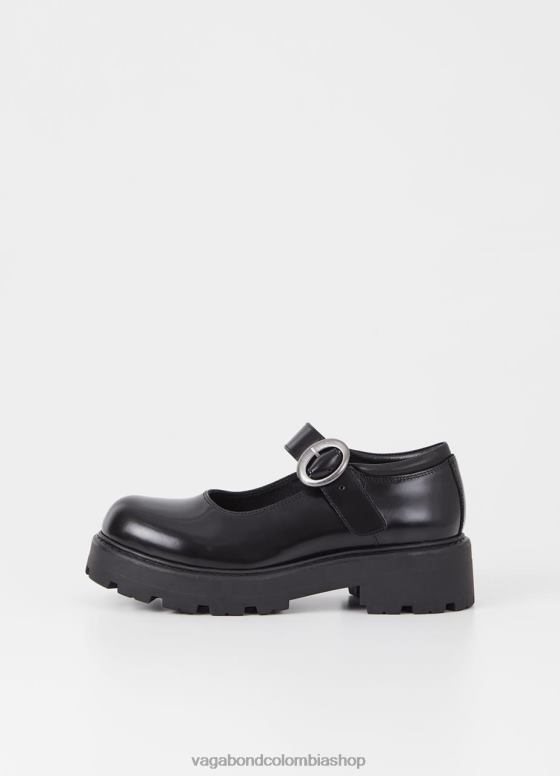 zapatillas cosmo 2.0 calzado mujer Vagabond cuero pulido negro 0Z0FT103