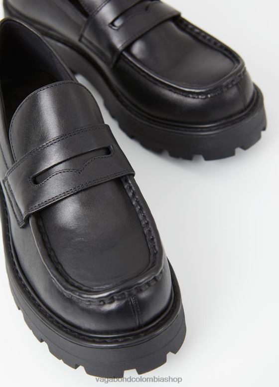mocasín cosmo 2.0 calzado mujer Vagabond cuero negro 0Z0FT131