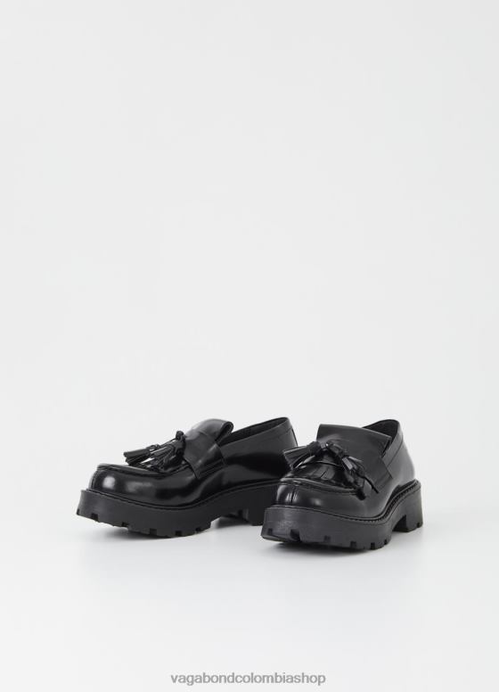 mocasín cosmo 2.0 calzado mujer Vagabond cuero pulido negro 0Z0FT158