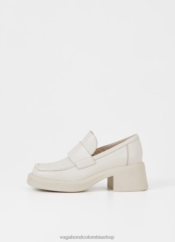 mocasín dorah calzado mujer Vagabond cuero blanco roto 0Z0FT152