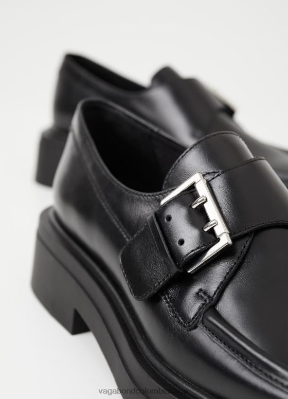 mocasín eyra calzado mujer Vagabond cuero negro 0Z0FT150