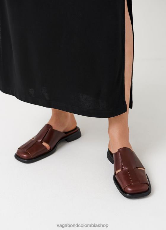 mulas brittie calzado mujer Vagabond cuero marrón oscuro 0Z0FT114