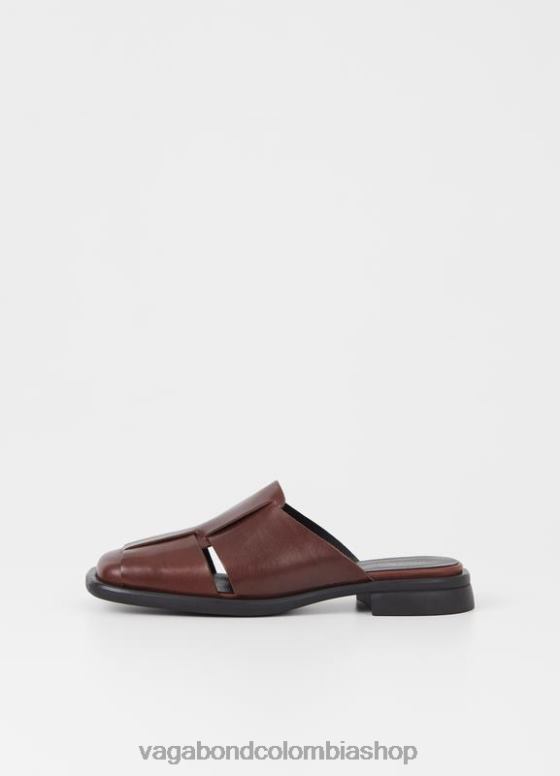 mulas brittie calzado mujer Vagabond cuero marrón oscuro 0Z0FT114