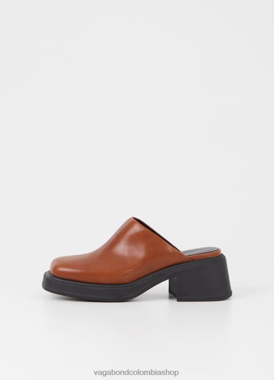 mulas dora calzado mujer Vagabond cuero marrón 0Z0FT124