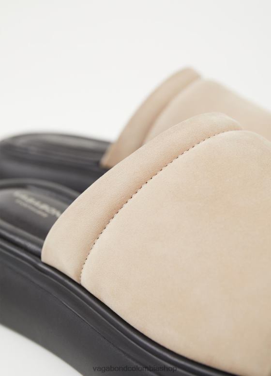 sandalias blenda calzado mujer Vagabond nobuk beis 0Z0FT57