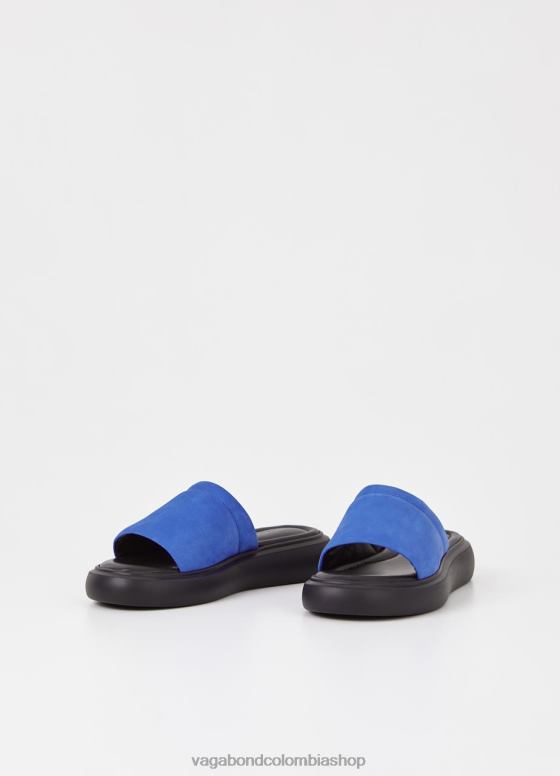 sandalias blenda calzado mujer Vagabond nubuck azul 0Z0FT39