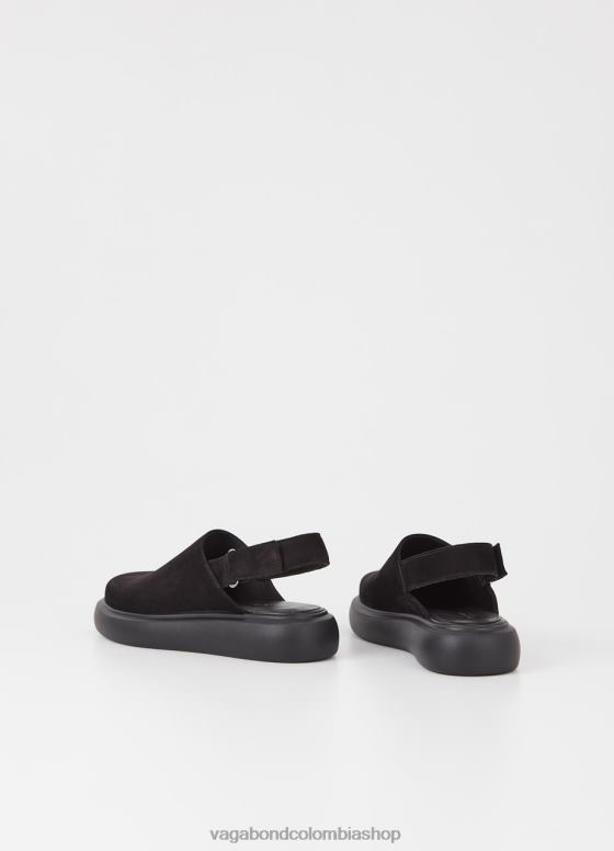 sandalias blenda calzado mujer Vagabond nubuck negro 0Z0FT44