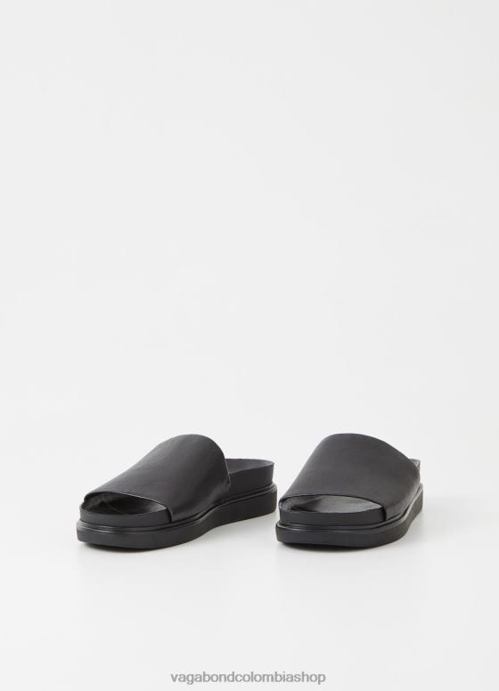 sandalias erin calzado mujer Vagabond cuero negro 0Z0FT80