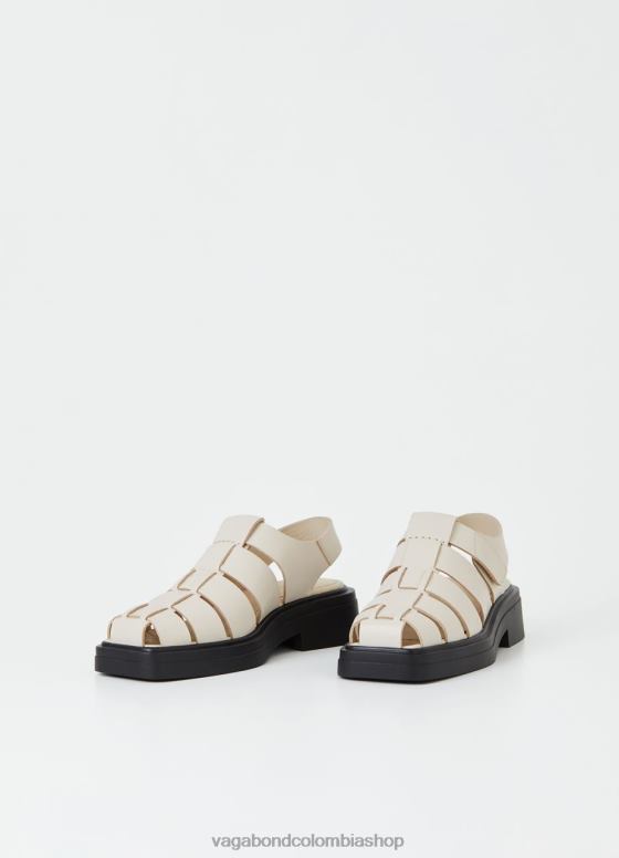 sandalias eyra calzado mujer Vagabond cuero blanco roto 0Z0FT73