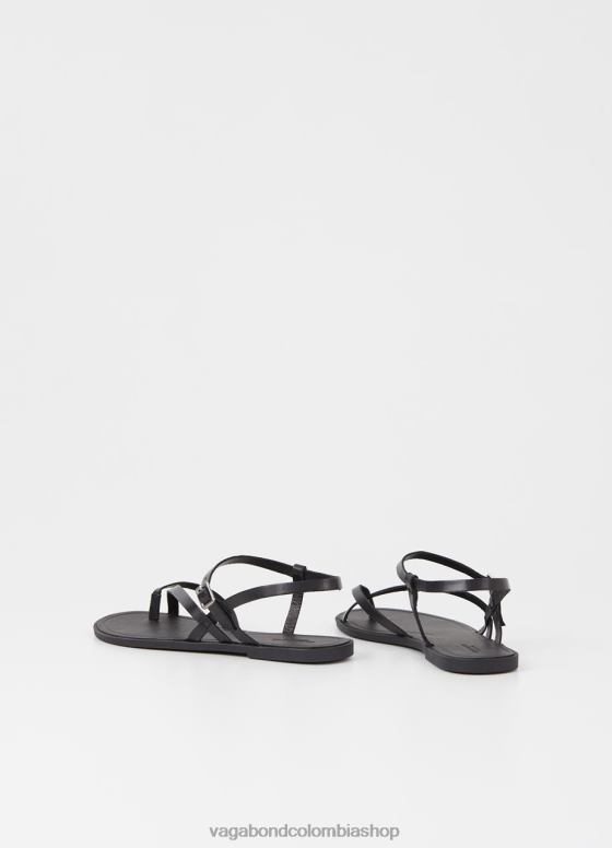 sandalias tia 2.0 calzado mujer Vagabond cuero negro 0Z0FT33