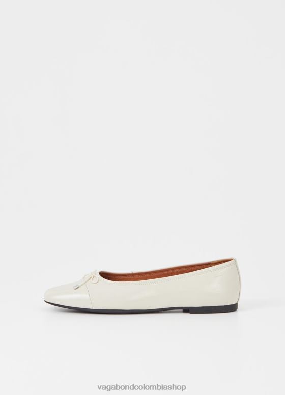 jolín zapatos calzado mujer Vagabond charol blanco roto 0Z0FT8