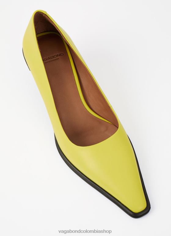 bombas de hasta calzado mujer Vagabond cuero verde claro 0Z0FT105