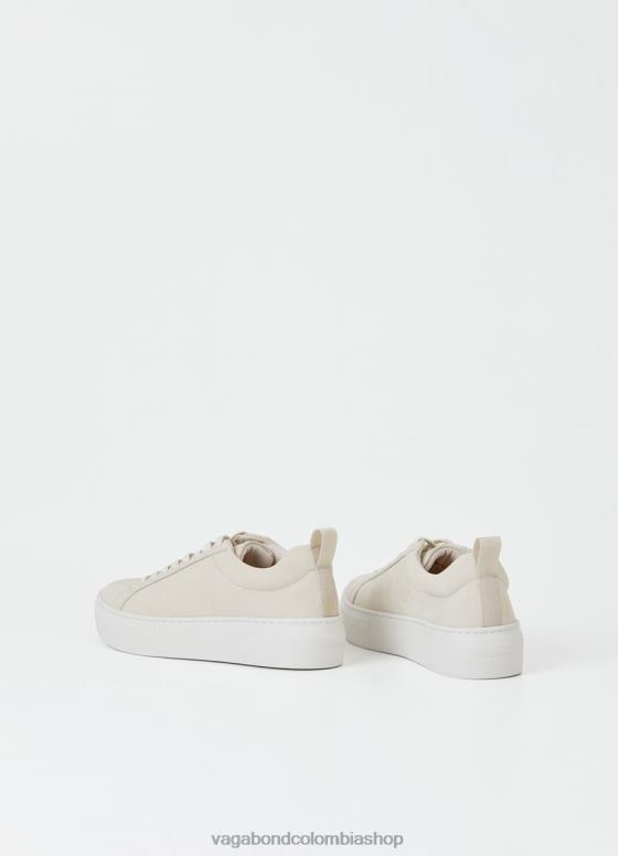 zapatillas Zoe con plataforma calzado mujer Vagabond Nubuck blanco roto 0Z0FT181
