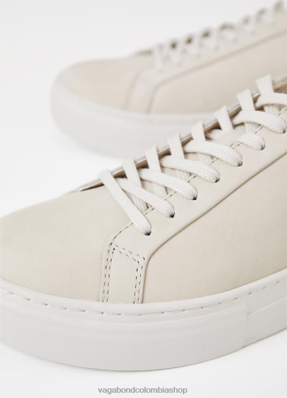 zapatillas Zoe con plataforma calzado mujer Vagabond Nubuck blanco roto 0Z0FT181