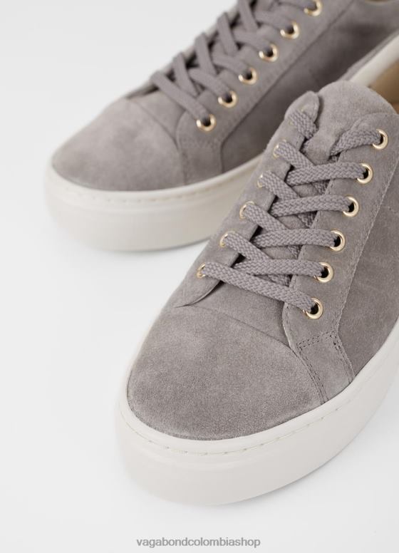 zapatillas Zoe con plataforma calzado mujer Vagabond ante gris 0Z0FT182