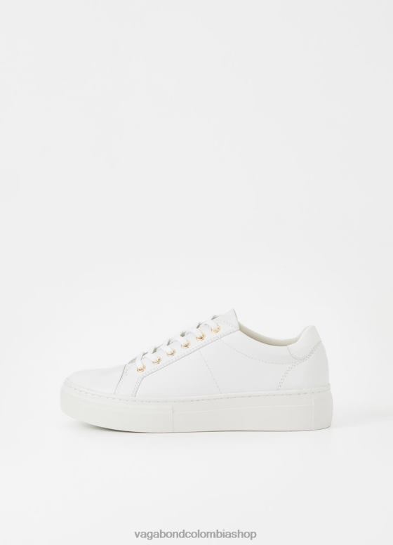 zapatillas Zoe con plataforma calzado mujer Vagabond cuero blanco 0Z0FT177