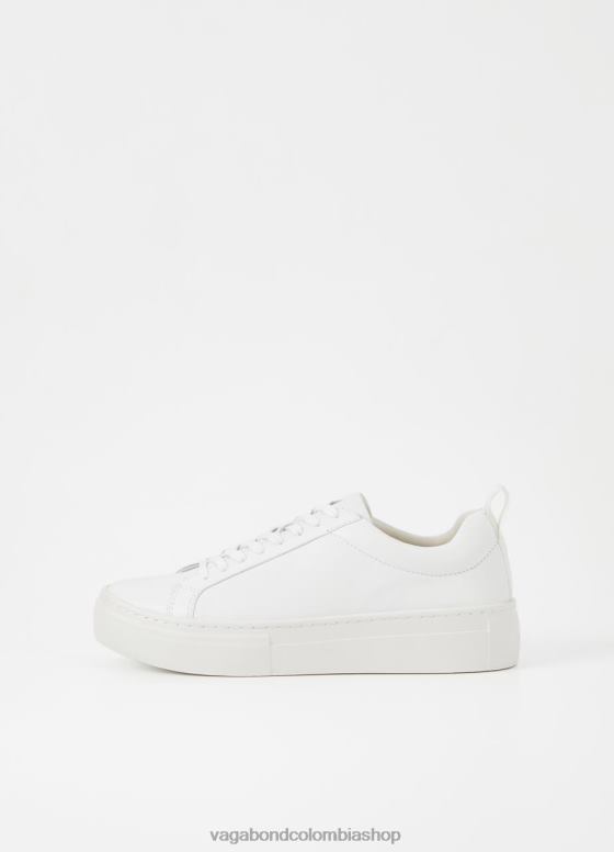 zapatillas Zoe con plataforma calzado mujer Vagabond cuero blanco 0Z0FT178