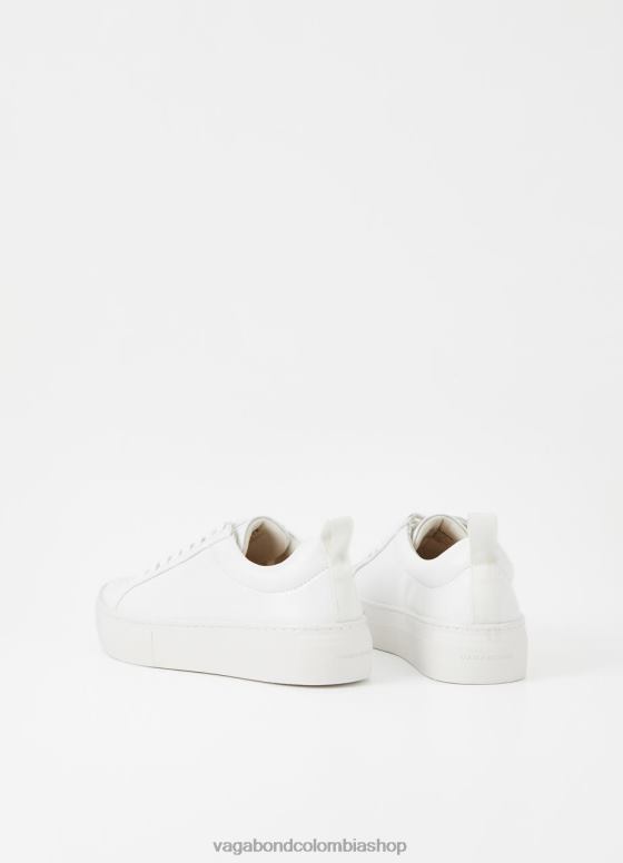 zapatillas Zoe con plataforma calzado mujer Vagabond cuero blanco 0Z0FT178