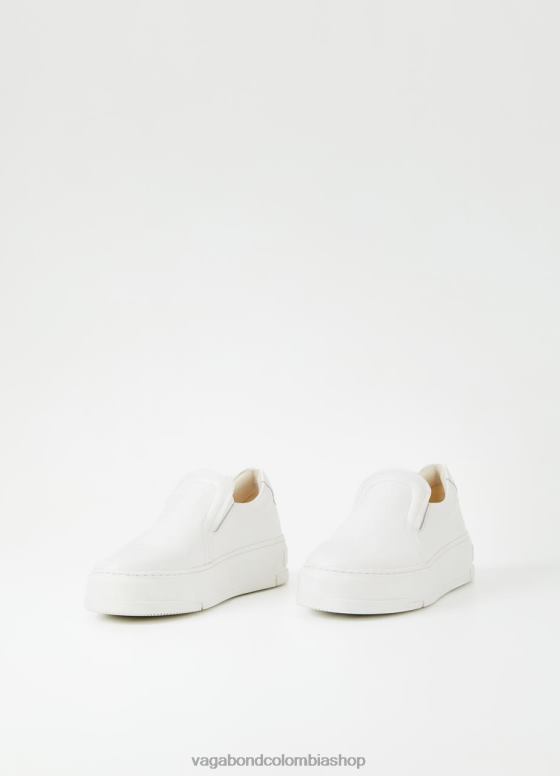 zapatillas judy calzado mujer Vagabond cuero blanco 0Z0FT184